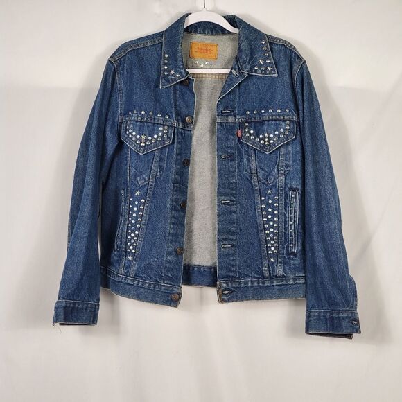 Vintage 80's Levi's Trucker Jacket III - Size 40 - Picture 1 of 16